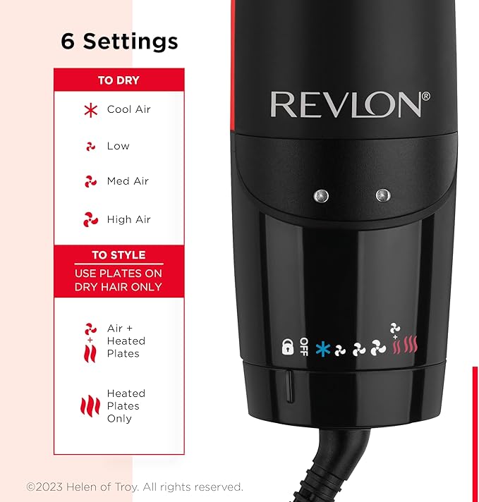 Revlon One Step Air Straight Dryer Straightener 2-in-1